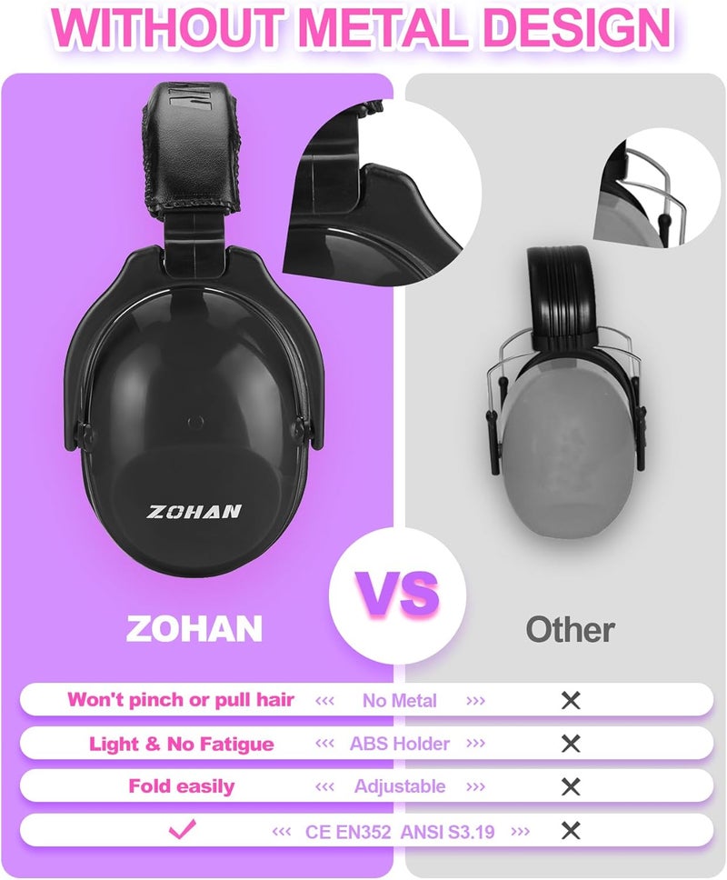 Zohan 030 Kids Noise Cancelling Headphones for Autism Kids Ear Protection - Image 4